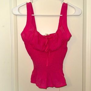 cute pink crop top from small boutique!